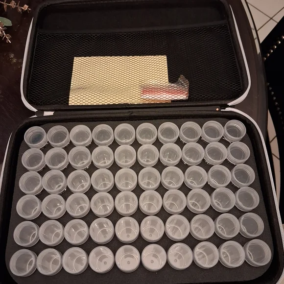 Floral Bird Patterned Diamond Art Storage Case - Picture 2 of 7